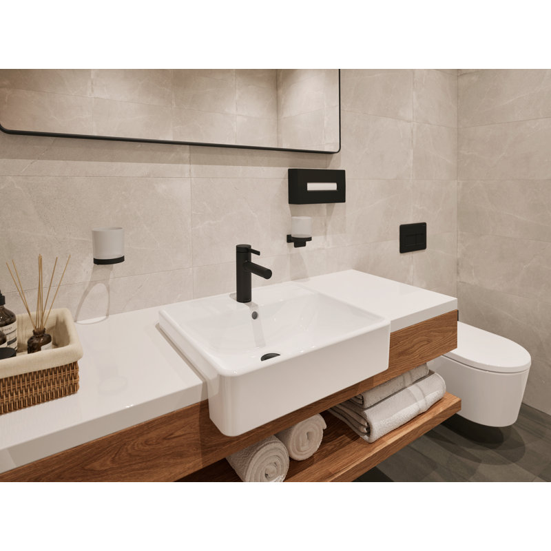 Verre noir mat hansgrohe AddStoris S, Matte Black