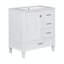 Meuble-lavabo simple 30 po avec plateau en bois manufacturé Trevarious-2058376663