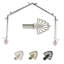 Tringle à rideaux simple ajustable 0,81 po Jaylene-71750635-3490470