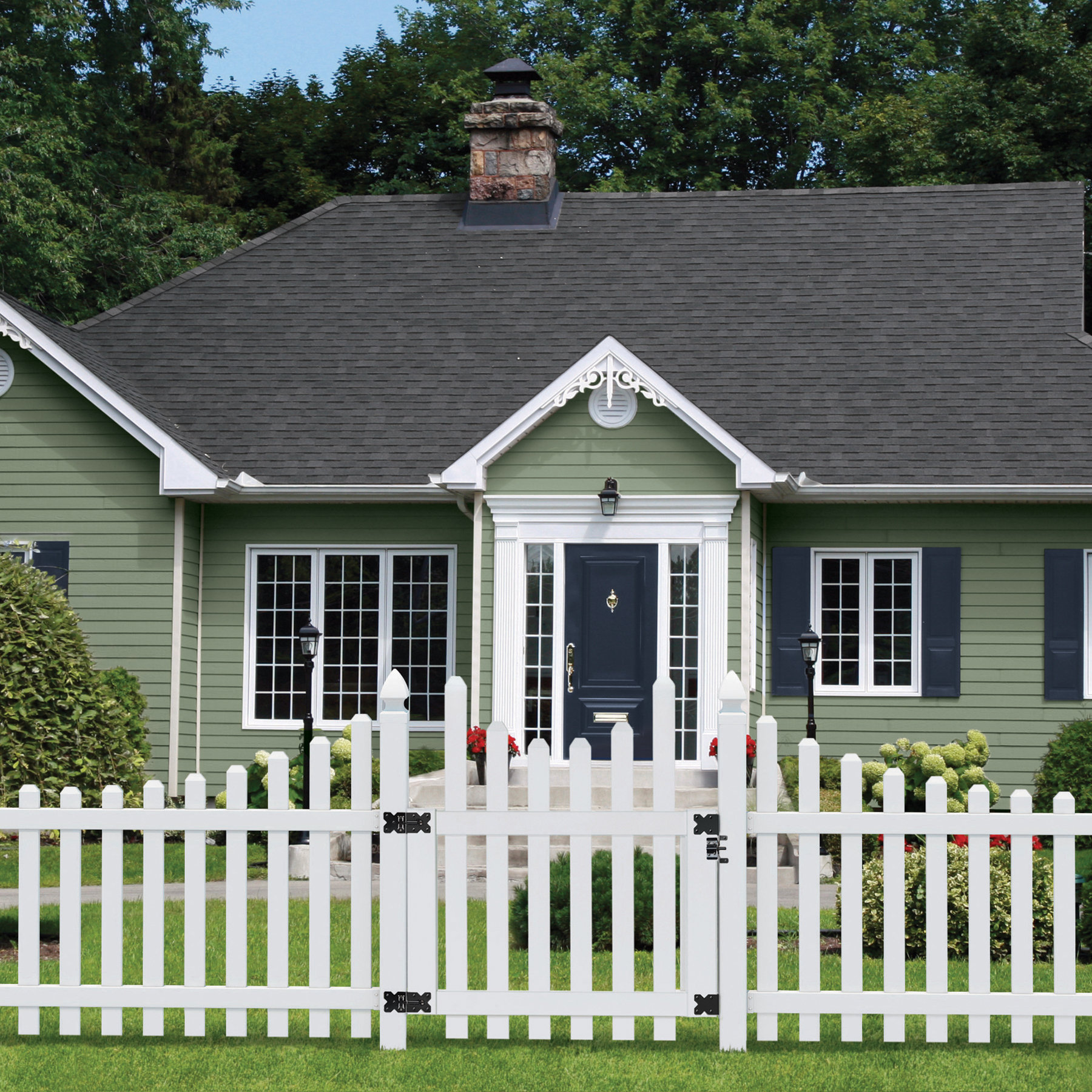 White picket dog fence new arrivals