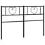  Metal Replace Replace Headboard Black 180 Cm-644135558