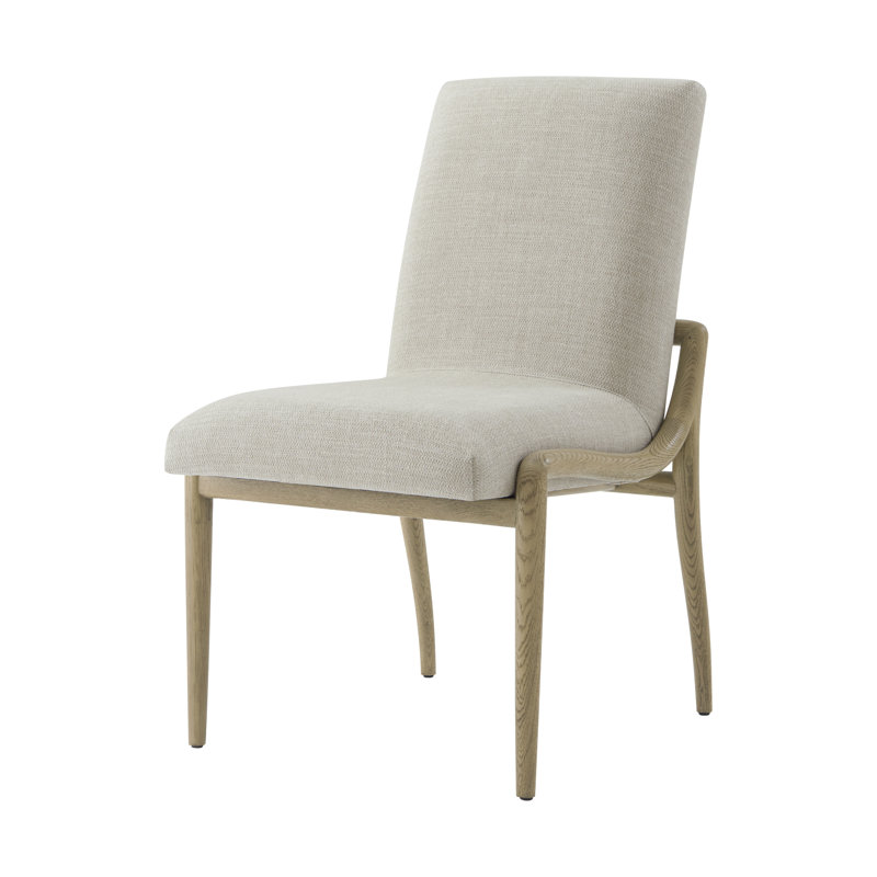 Catalina 18.75'' H Upholstered Oak Side Chair, Dune, 2