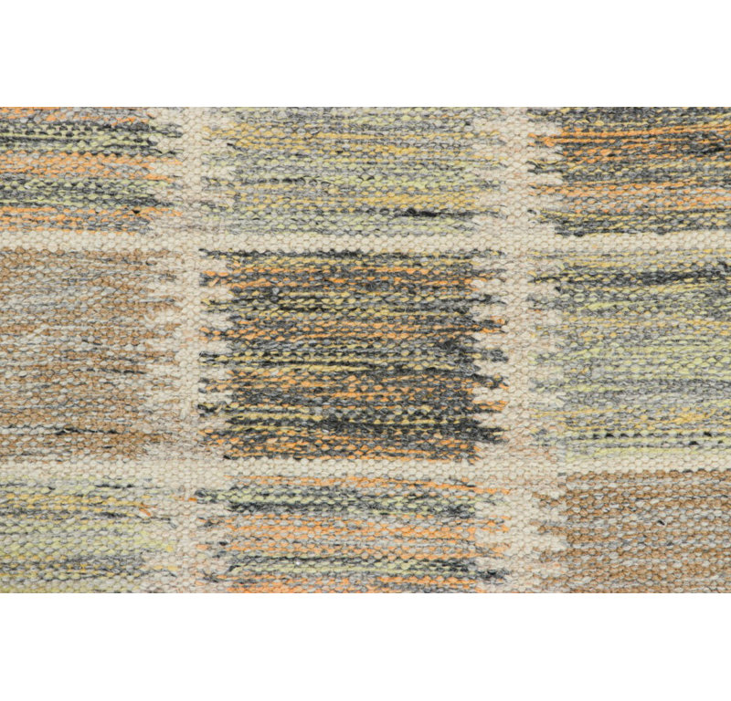 Scandinavian Wool Geometric Area Rug, Rectangle 10' x 14'