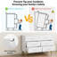 Commode 6 tiroirs pour chambre Tamica-97768943