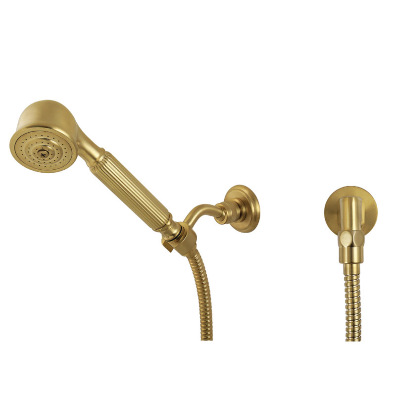 Kingston Brass Restoration Hand Shower Kit, Brushed Brass