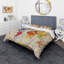 Ensemble de housse de couette aquarelle designart world map-35229220