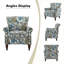 Fauteuil rembourré avec garniture cloutée l 30 po Asul-914389928