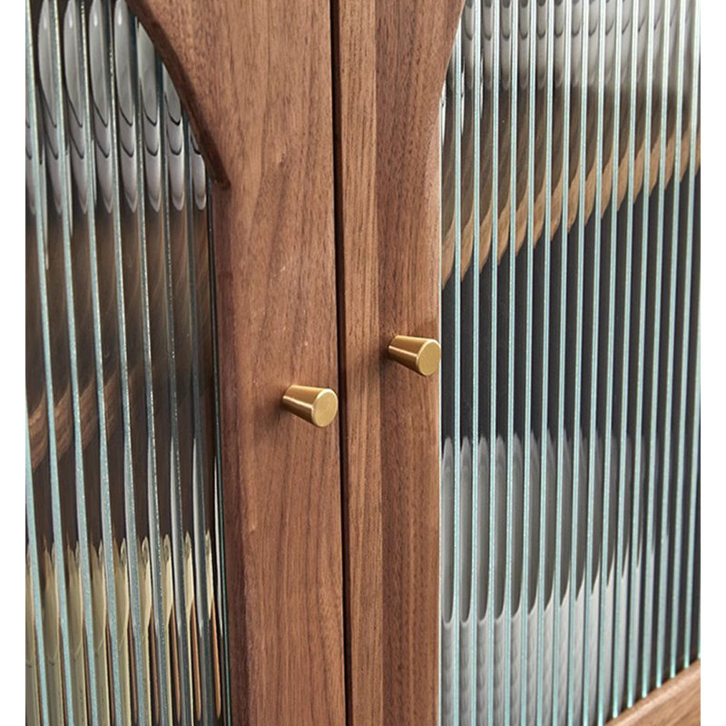 Vitrine de porte en verre simple et moderne, H 33,46 po x l 59,06 po x P 15,75 po