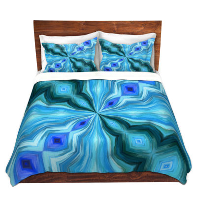 Ensemble de housse de couette float abstract