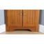 Armoire garde-manger à 4 coins - Maximisez l'espace de rangement Fabrication de finition antique en chêne pour l'unité de cuisine de 72 po avec poignées en métal American Home