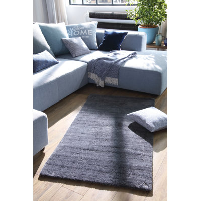Powder Solid Colour Hand Woven Area Rug