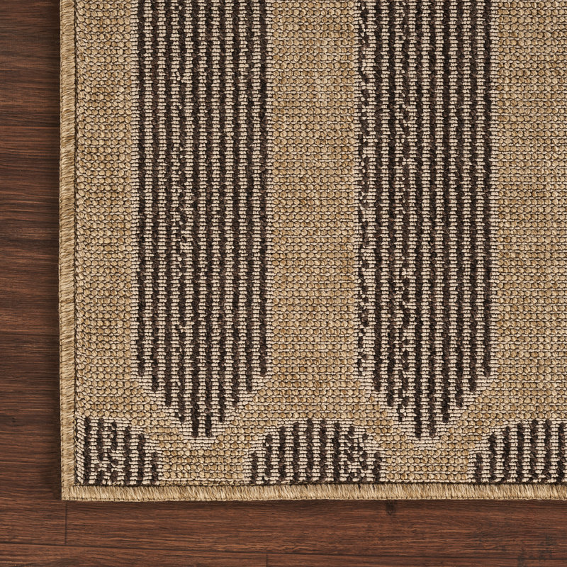 Abani Rugs Teagon SAG130A Vertical Stripe Indoor Area Rug, 4' x 6'