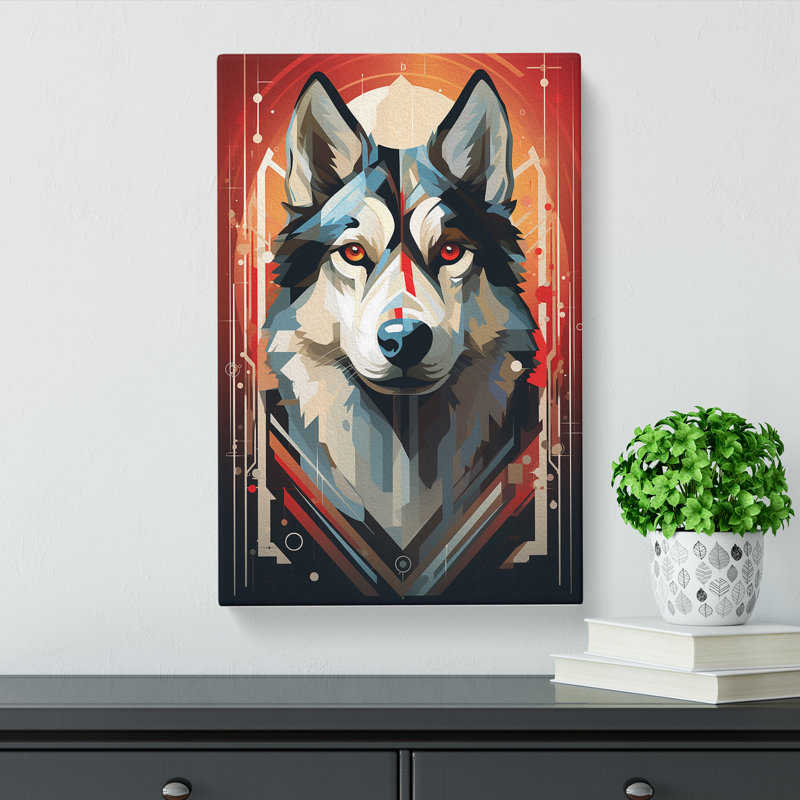 Husky No.2 - No Frame Print, 60cm H x 40cm W x 3cm D