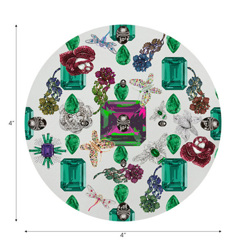 Boîte à bijoux Emeralds, Blanc