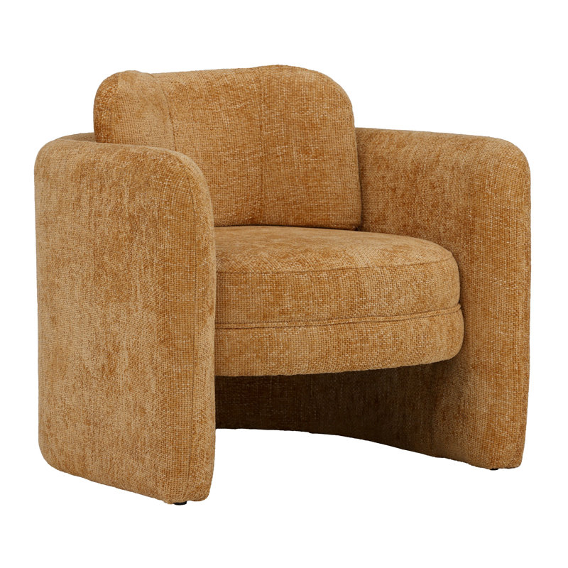 Munson Upholstered Occasional Chair, Polyester gingembre