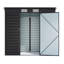 Galvanized Steel Storage Shed-911076325