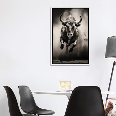 Bull Black - Wall Art Print