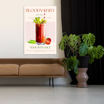 Classic Bloody Mary Classic Modern Contemporary Wall Art