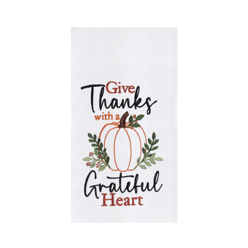 Serviette de citrouille Grateful Heart