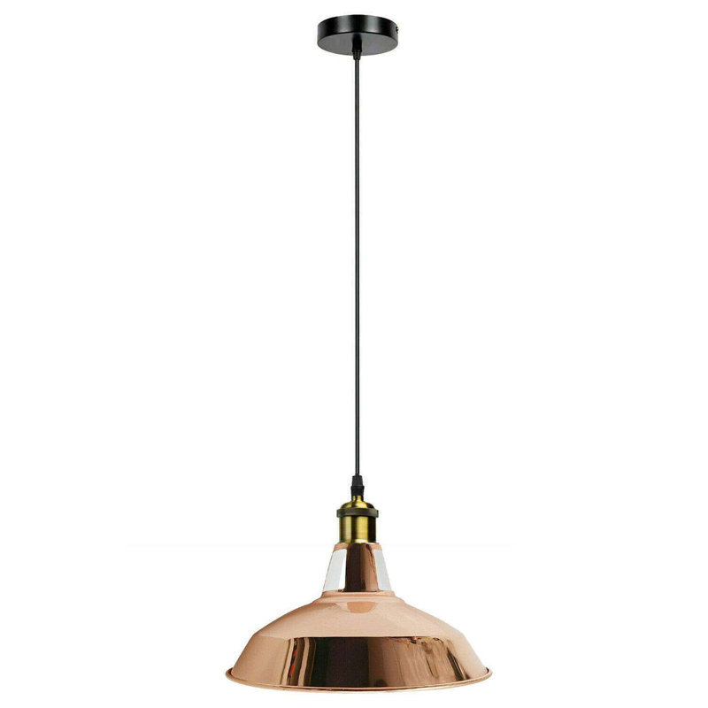 Keshawn 1 - Light Bowl Pendant, Rose Gold