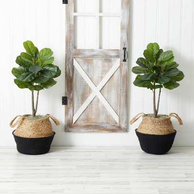 36'' Faux Fiddle Leaf Fig Tree