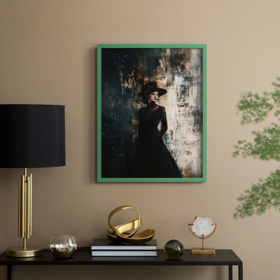 WOMEN Series CCXLIV Framed Print - Solid Wood