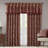 Jacquard Curtain Panel Pair - 2 Window Panels Total