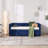 Twin Upholstered Daybed With Trundle, USB Port & Side Pockets – Modern V-Grained Backrest, No Box Spring Needed-160624406