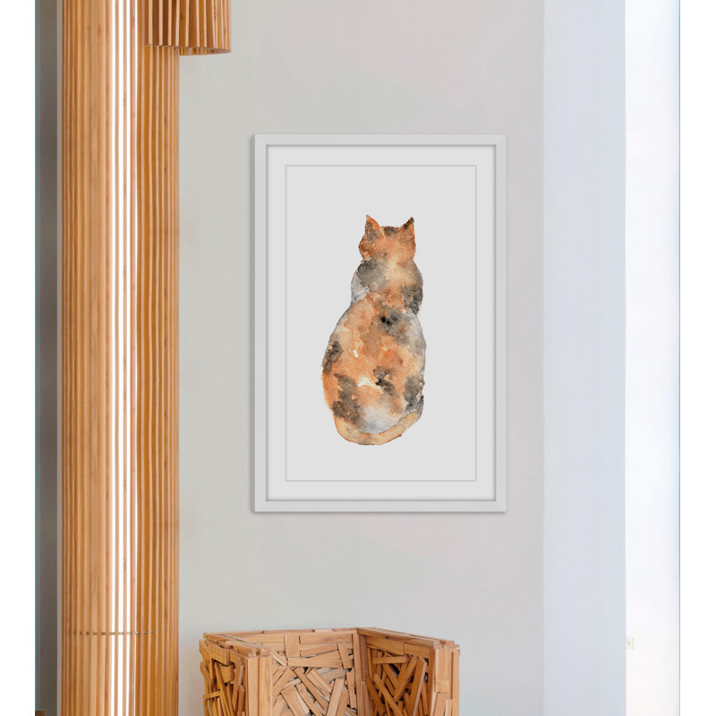 Thimble Sparrow - Single Picture Frame Painting, 91cm H x 61cm W x 3.81cm D