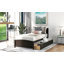Lit plateforme simple avec deux tiroirs-988722402