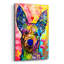  «Im Listening Im Listening» par Dean Russo, art mural en verre acrylique, 16 po x 24 po