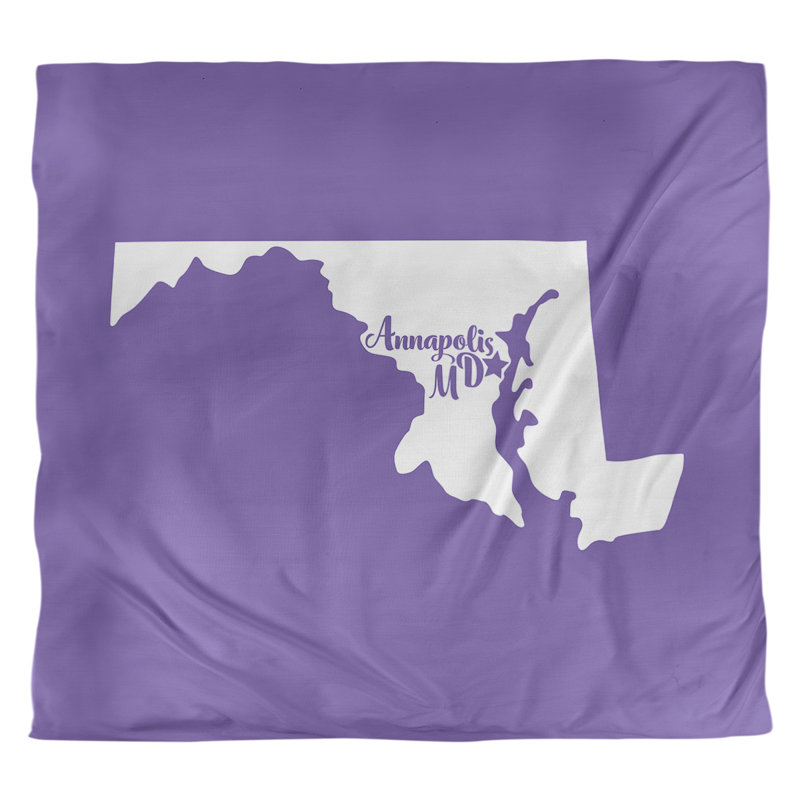 Housse de couette simple annapolis Maryland, Housse de couette pour très grand lit, Mauve, Microfibre