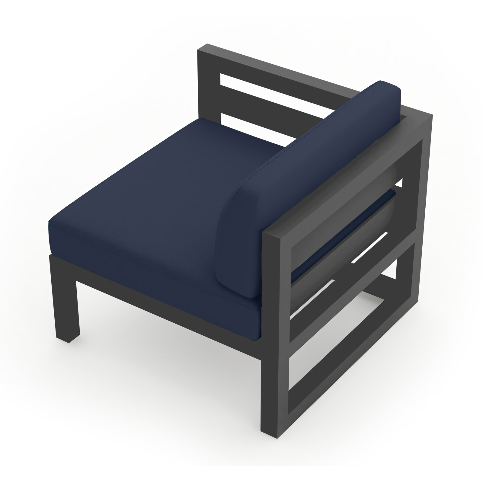 Smith Sunbrella® Patio Lounge Chair, Spectrum Indigo, Slate