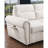 Beige Chenille Sleeper Sectional With And Extra Storage Facility Reversible Chenille,