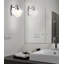  Tecumseh Iron/Glass schoolhouse LED Vanity Light-2002513094