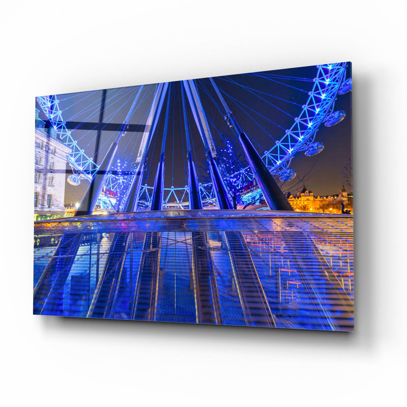 «London Eye Grounded» par Mark A Paulda, H 12 po x l 16 po x P 0,13 po