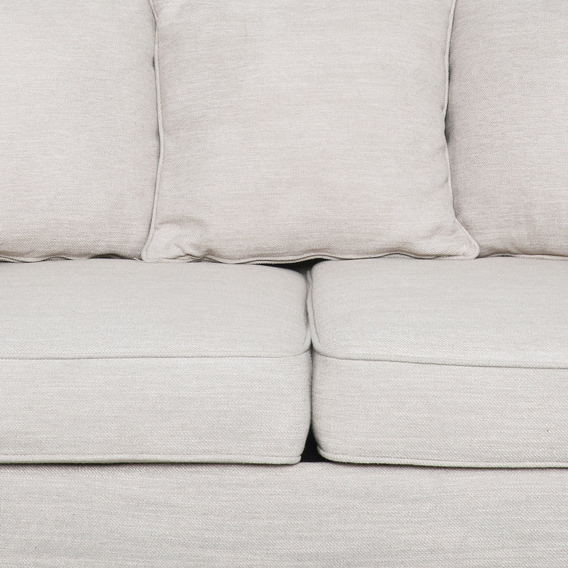73.5" Recessed Arm Sofa, Modern Sofa, Upholstered Sofa,Comfortable Sofa, Accent Sofa, Beige
