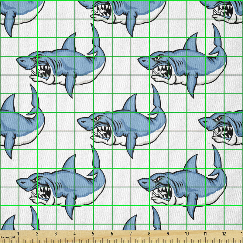 Crisdean Wild Shark Multi-Purpose Fabric