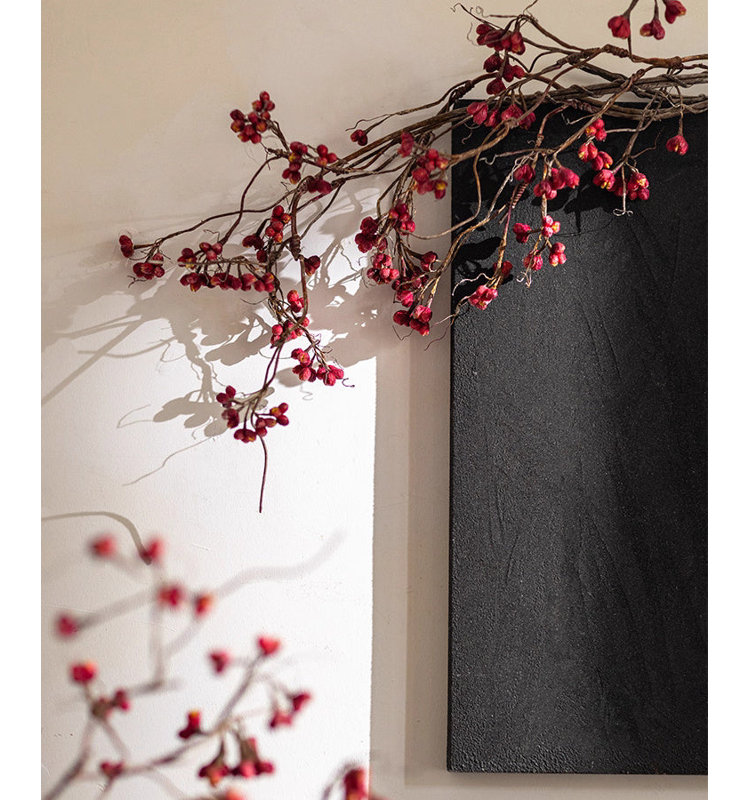 Artificial Red Budded Twig 41.7" Tall
