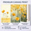 Golden Buttercups Prairie Light I - impression florale murale jaune-866060313-866060319