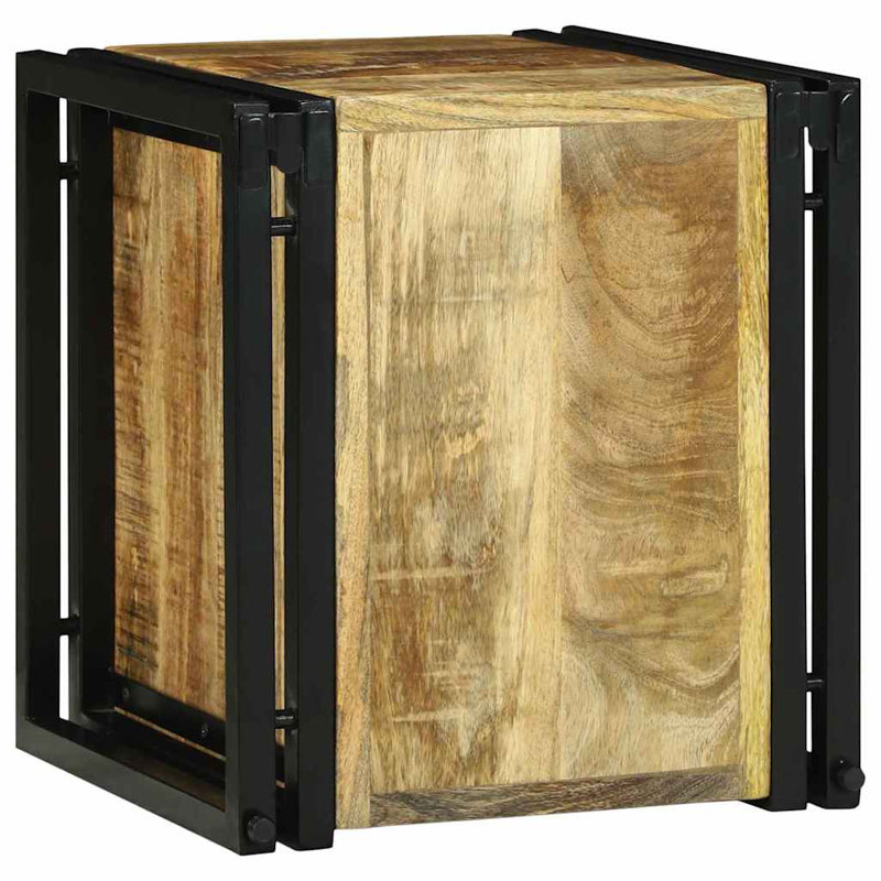Solid Wood Open Shelving Wine Bottle Rack, Natural