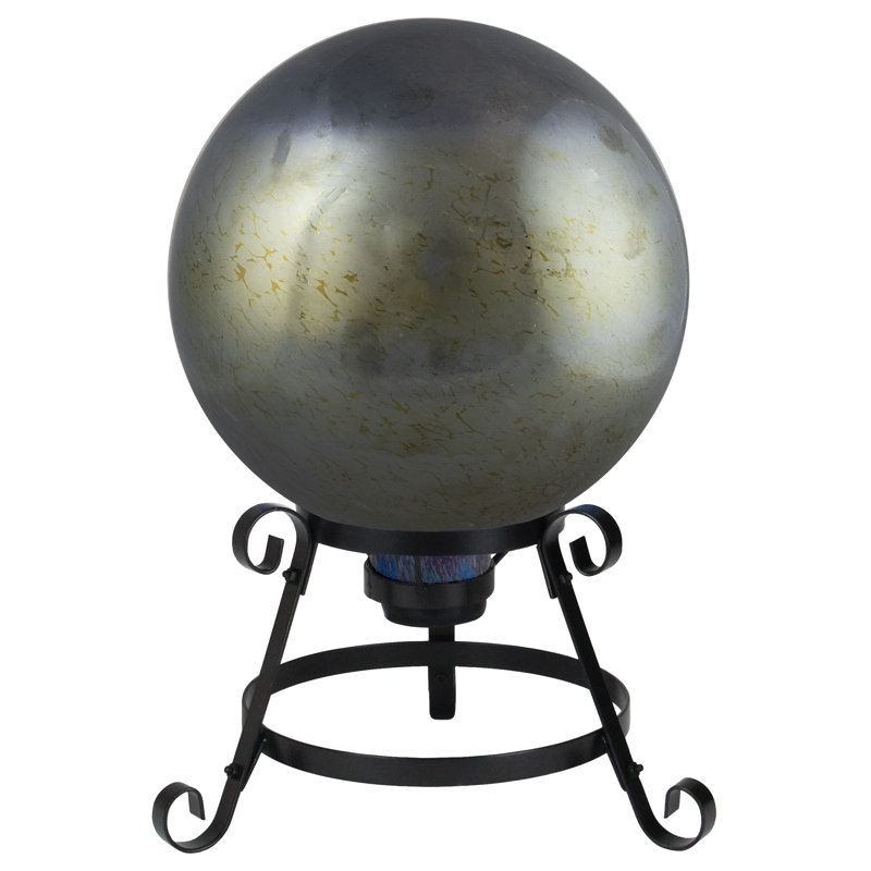 Boule de jardin en verre 10 po
