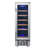 EdgeStar Single Zone 24.25'' Built-In 18 Bottle Wine Refrigerator with Reversible Door