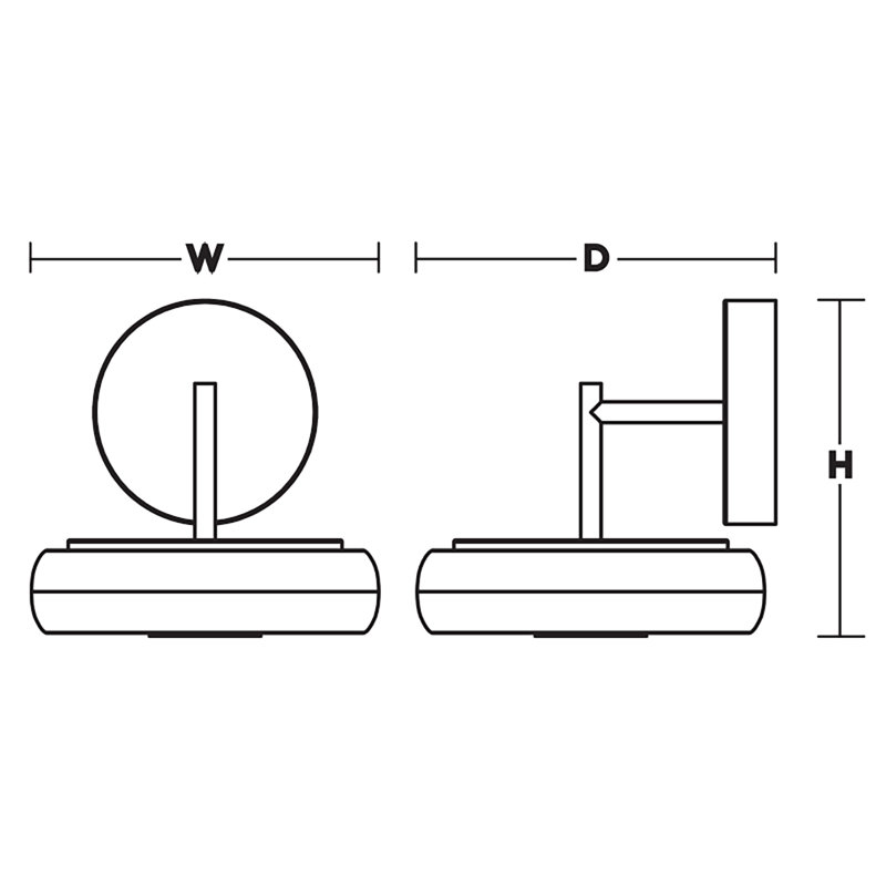 Hemby 8'' LED Sconce - 10W, Satin Nickel