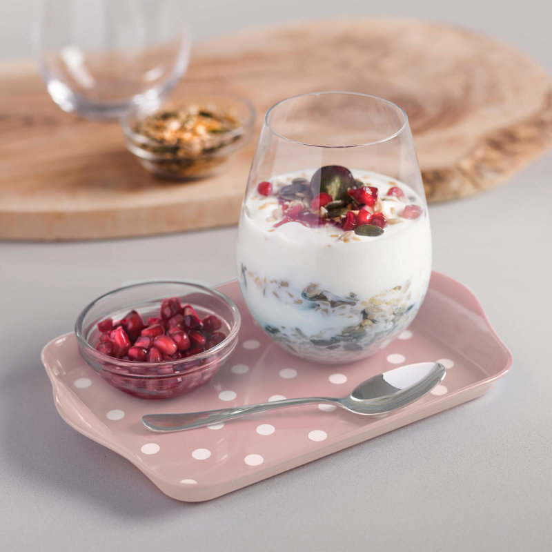 Zeal Melamine Tray, Rose