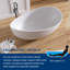Baignoire de trempage autoportante à surface solide 71 po Forma