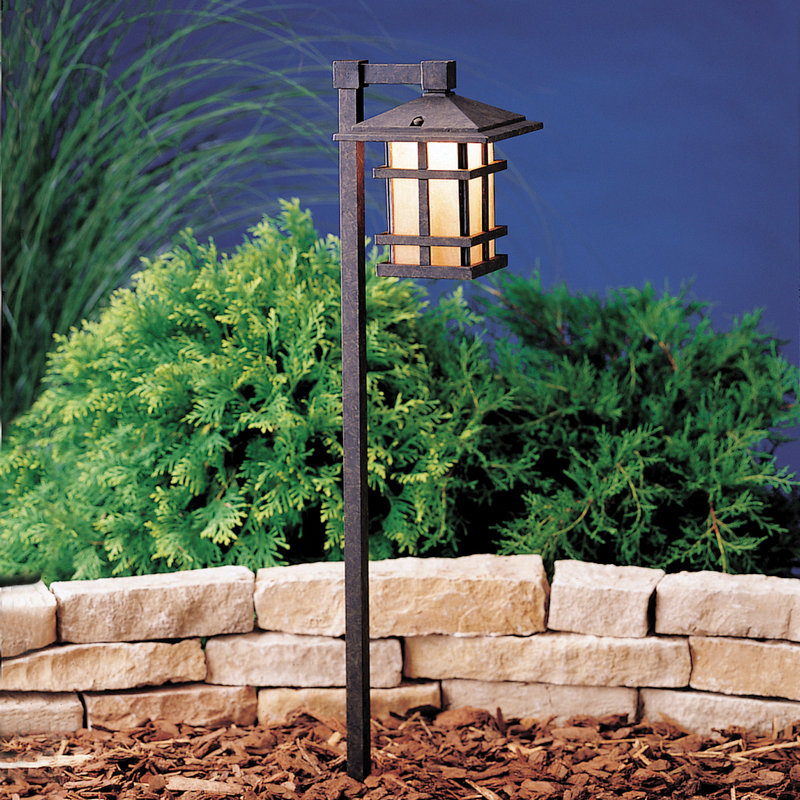 Oden Aged Bronze Metal Pathway Light