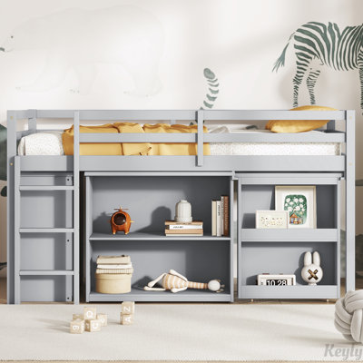 Lit mezzanine simple avec bureau
