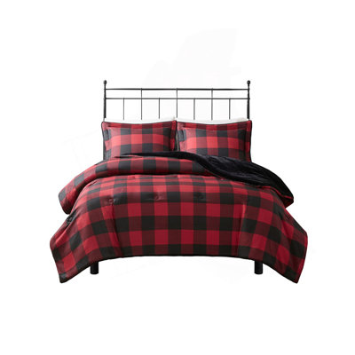 Faux Wool To Faux Fur Down Alternative Comforter Set