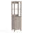 St. Clair Linen Cabinet, Two Interior  Shelves, Two Open Shelves, Single Door-649446600